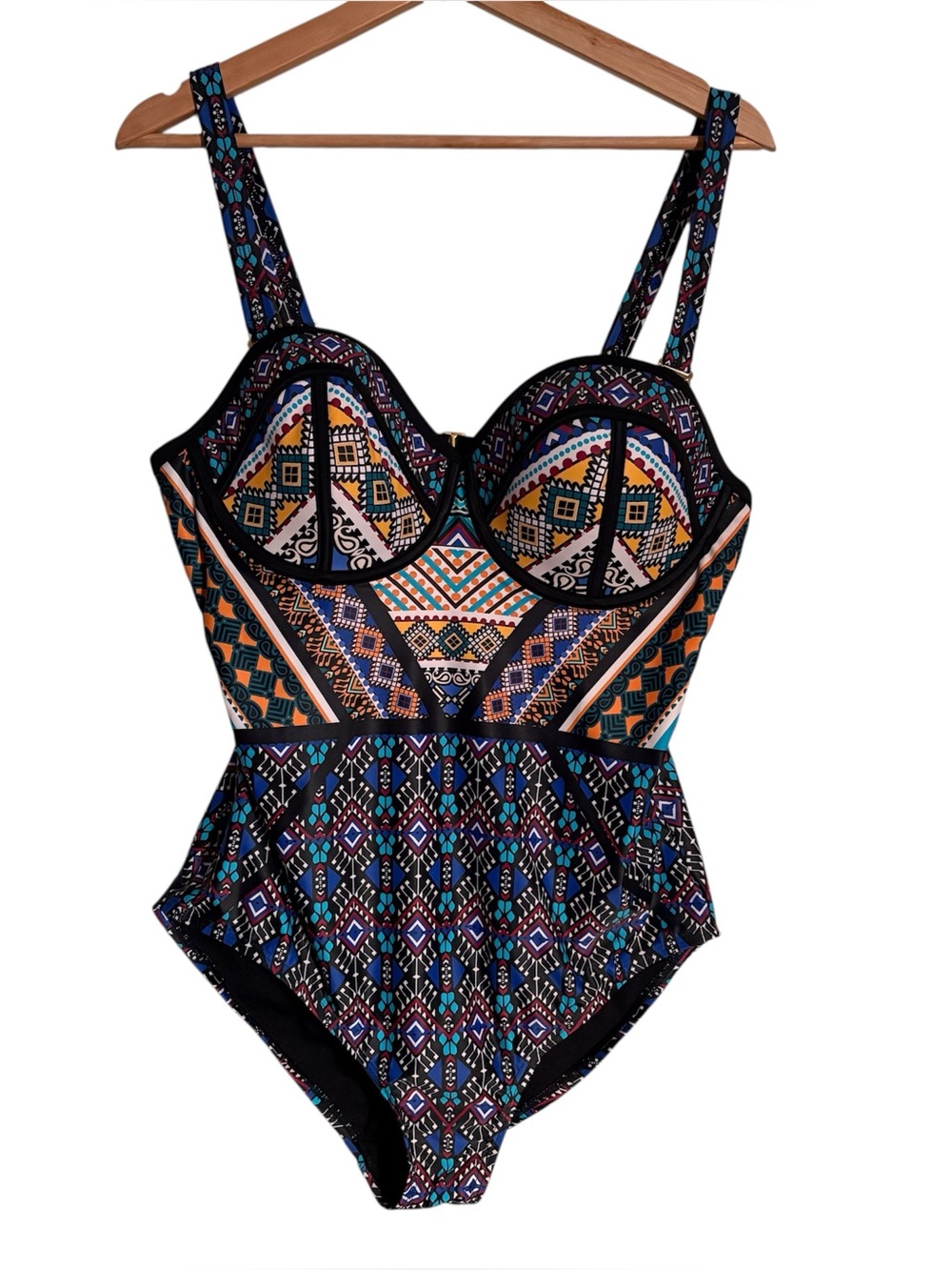 Swimsuits For All Women's Underwire One Piece Swimsuit